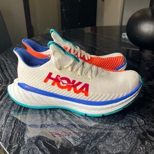 Hoka Carbon X 3 Womens Running Shoes Size 9B Carbon X 3 1123193 WFM White Gym